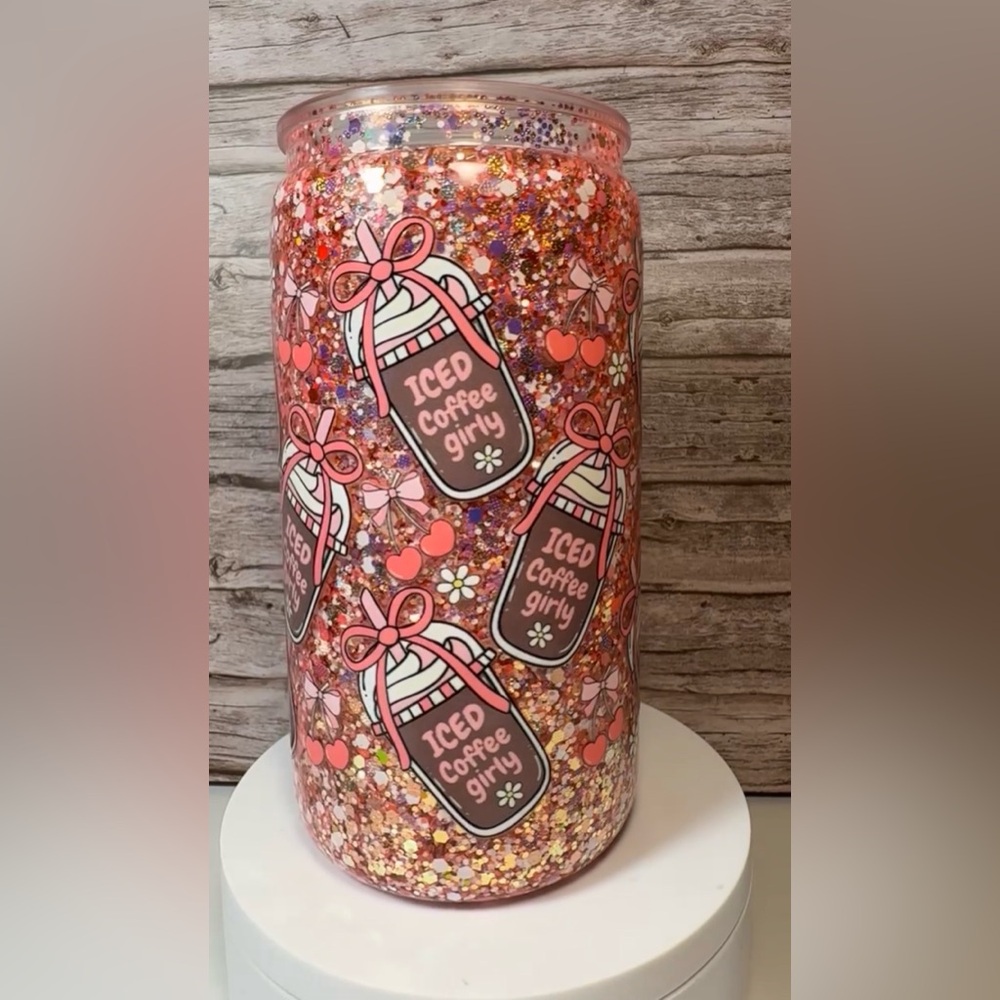 snowglobe cup (acrylic)